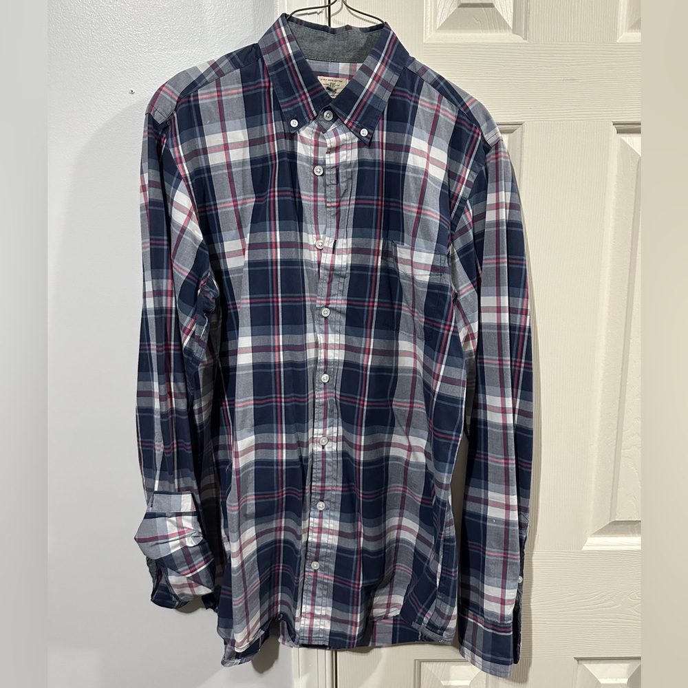 Jcrew men’s Plaid dress shirt